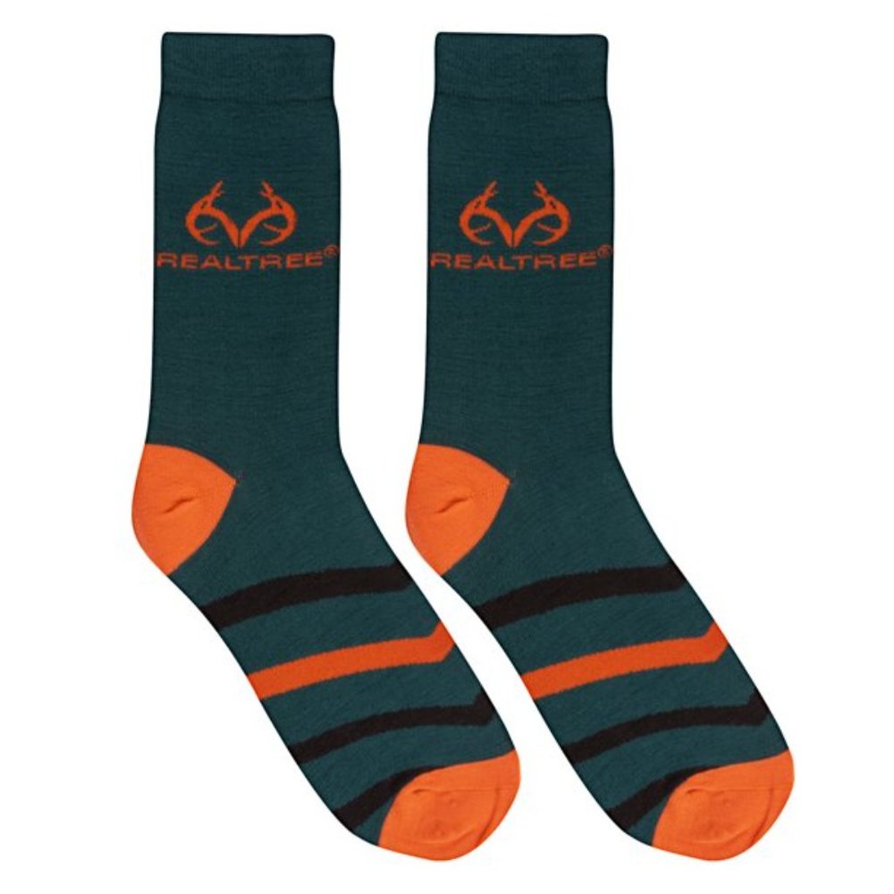 Crazy Socks Realtree Crew Socks Sz 6-12